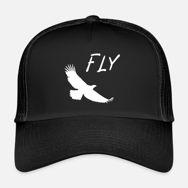 Adler - Trucker Cap - Schwarz/Schwarz