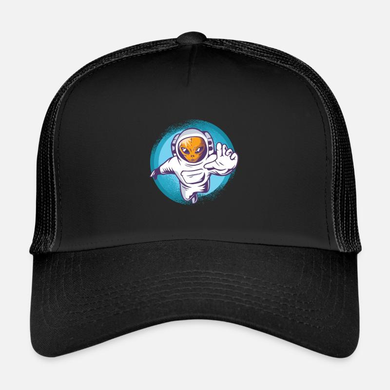 AlienAstronaut - Casquette trucker  - noir/noir