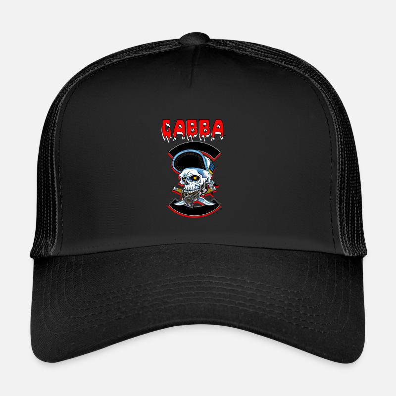 Gabba mit Schädel Trucker Cap