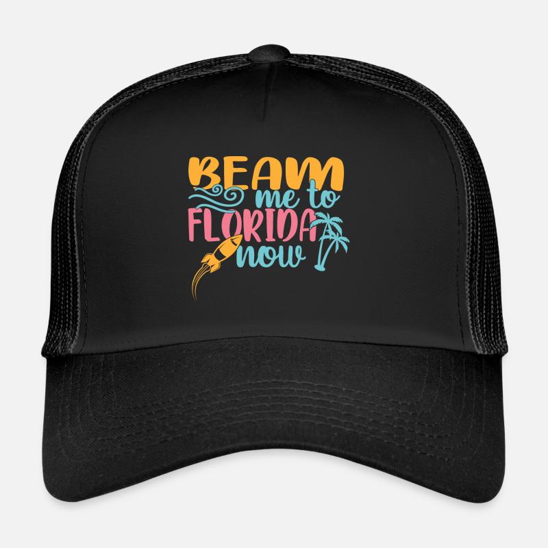 Floride - Casquette trucker  - noir/noir