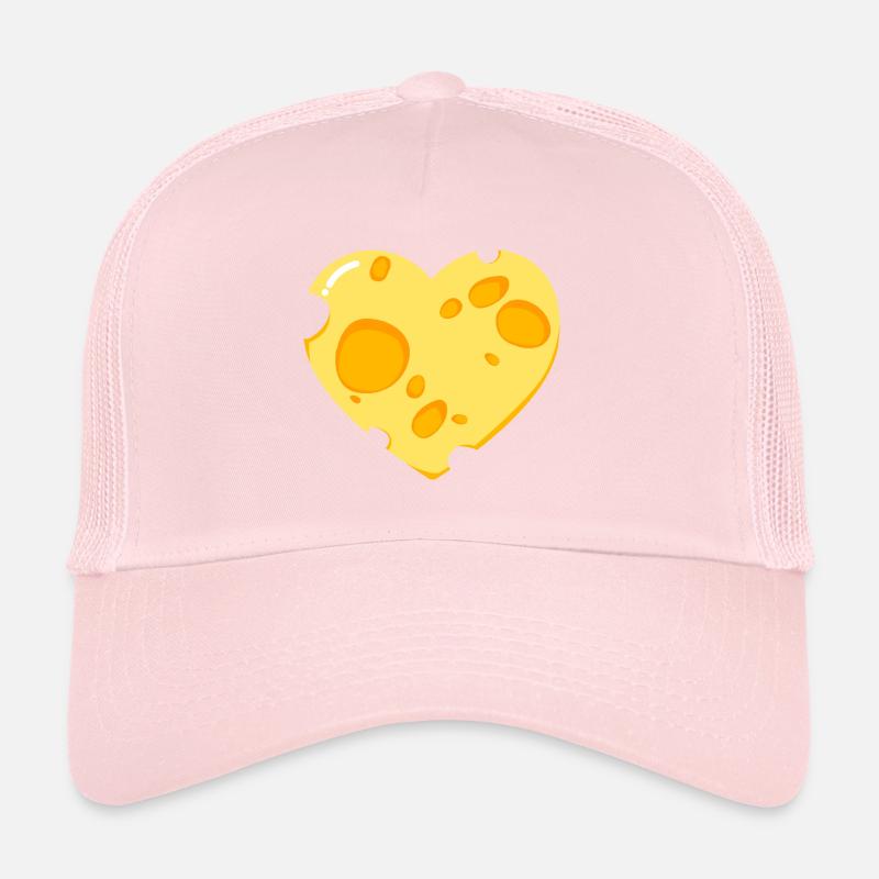 Cheese Heart - Gift Gouda Cheddar Pizza Bread Trucker Cap
