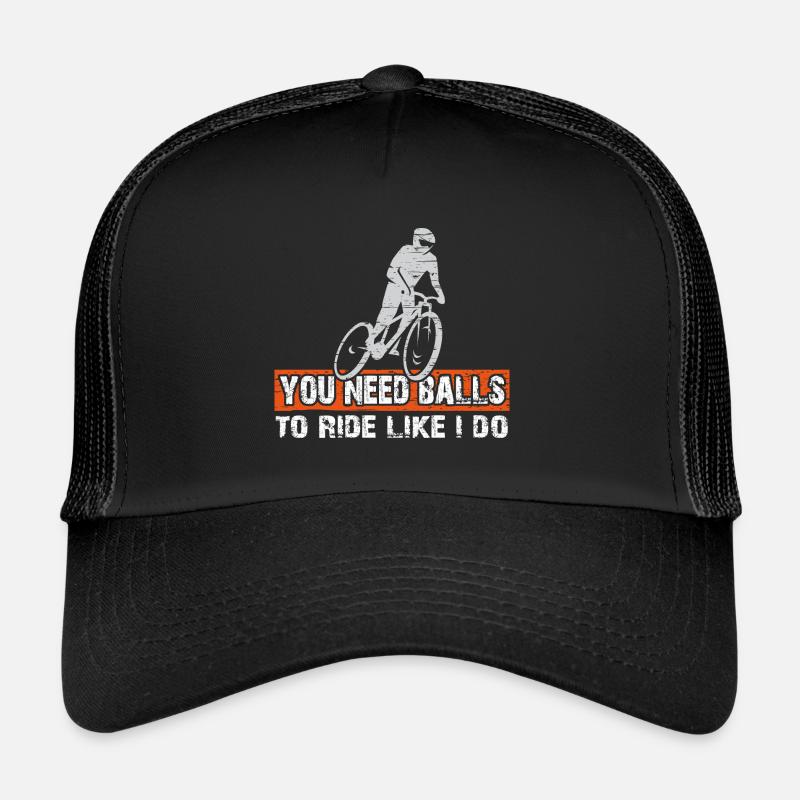 Il faut du courage pour faire du VTT comme moi Casquette trucker 