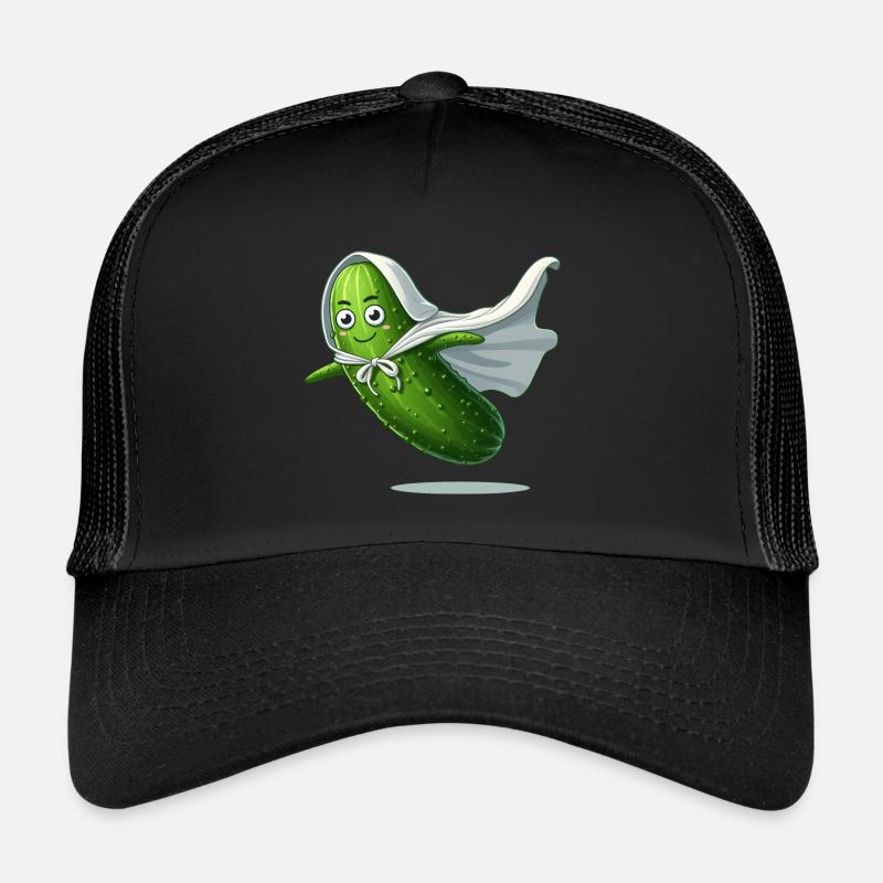 Flying Cucumber Trucker Cap