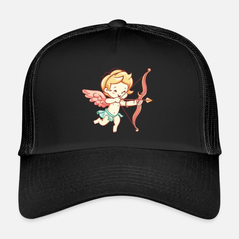 Saint-Valentin ange arc et flèche Cupidon Casquette trucker 