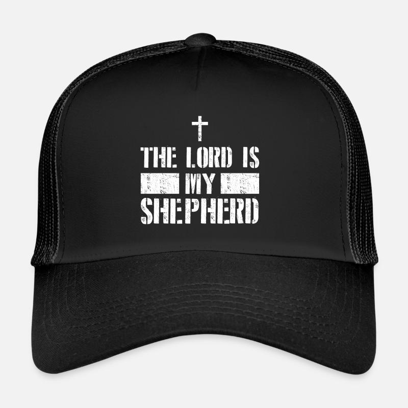 Jésus mon berger La foi chrétienne Casquette trucker 