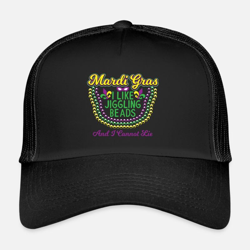 I Like Jiggling Beads And I Cannot Lie Gift Trucker Cap