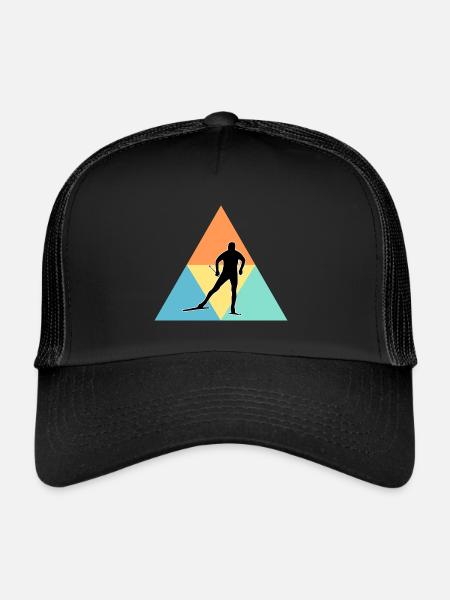 Langlauf - Trucker Cap - Schwarz/Schwarz