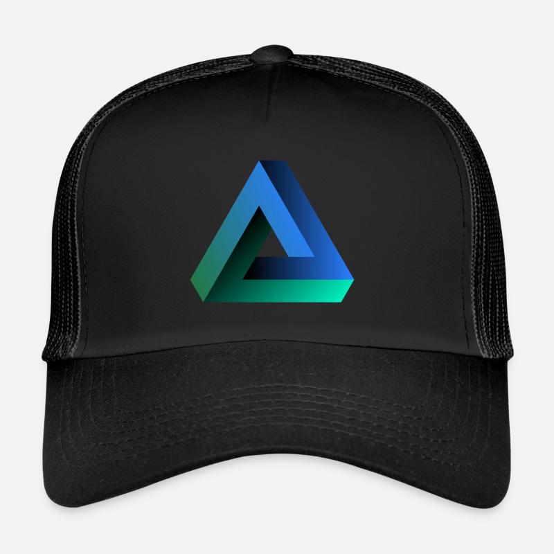 geometric triangle Trucker Cap