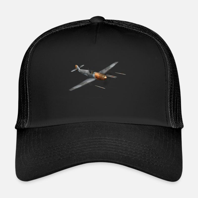 Avion à hélices de combat aérien WW2 Casquette trucker 