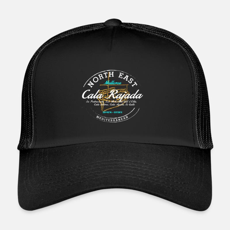 Cala Rajada - Trucker Cap - Schwarz/Schwarz