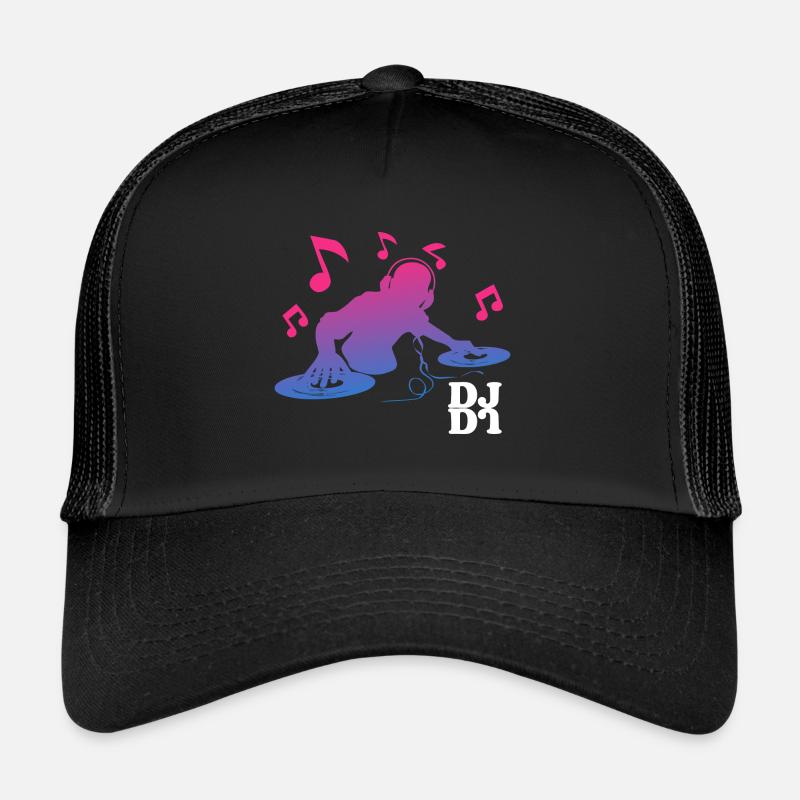 DJ Neonlights - Trucker Cap - black/black