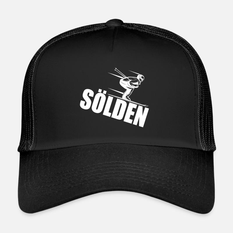 Sölden Skifahren Geschenk Winter Spruch Trucker Cap