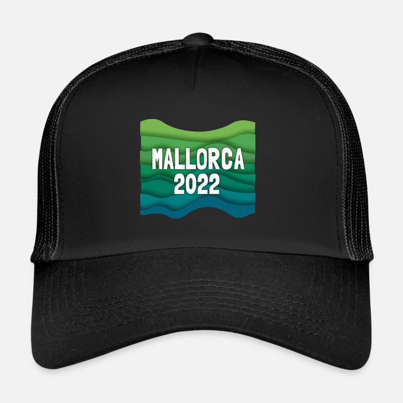 Mallorca 2022, Malle, Balearen,Spanien, Mittelmeer Trucker Cap