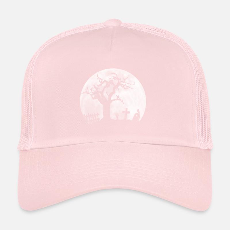 zombie lune Cimetière de l'épidémie tombe Casquette trucker 