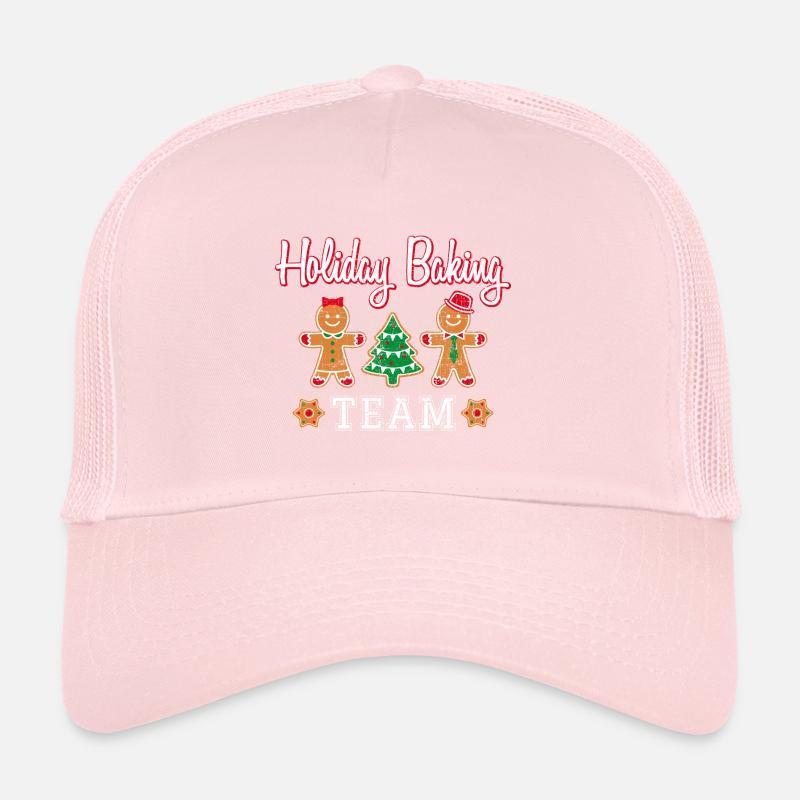 Holiday Baking Team Gingerbread Man Christmas Gift Trucker Cap