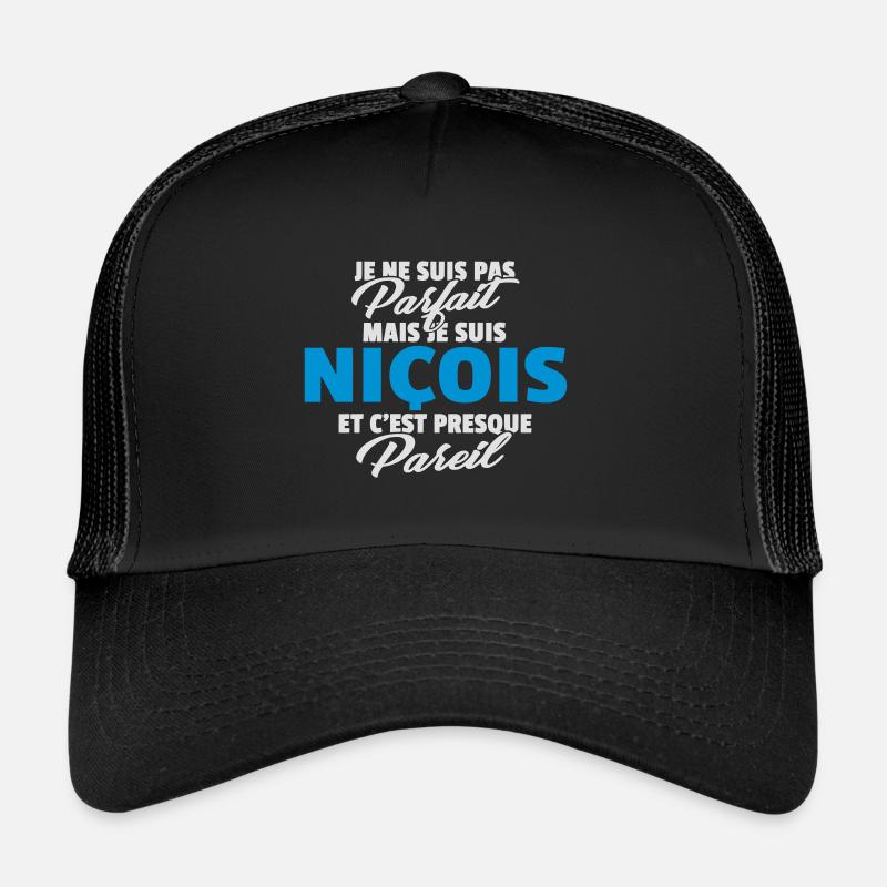 Pas parfait mais Niçois Casquette trucker 