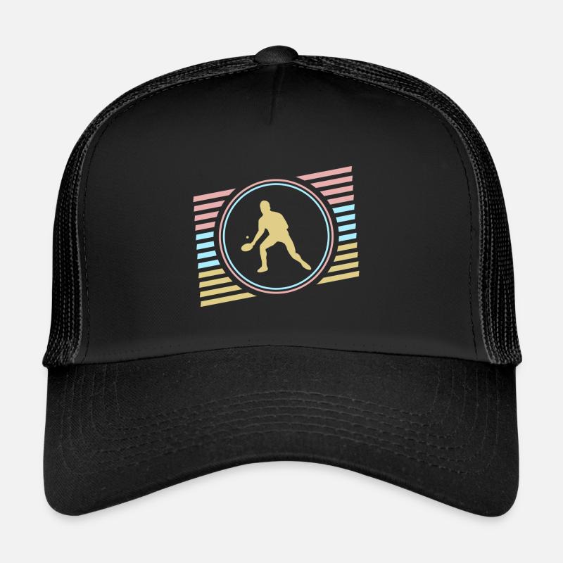 Tischtennis - Trucker Cap - Schwarz/Schwarz