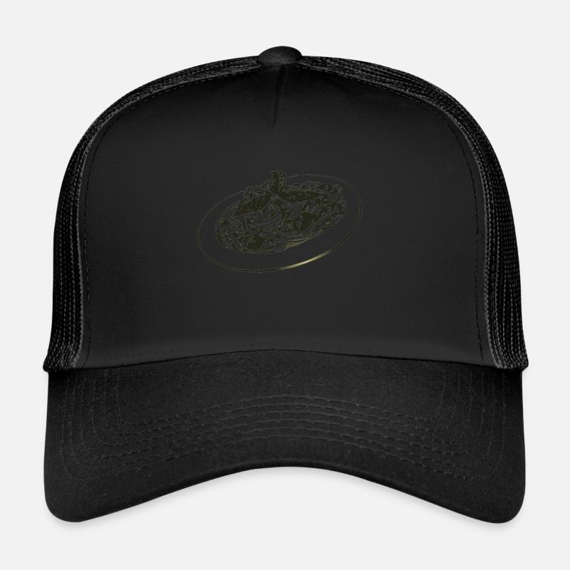 Spaghetti - Casquette trucker  - noir/noir