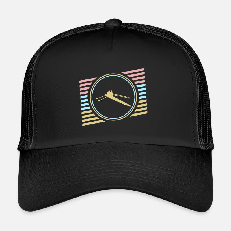 aviron - Casquette trucker  - noir/noir