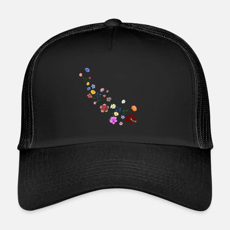 summer flowers Trucker Cap