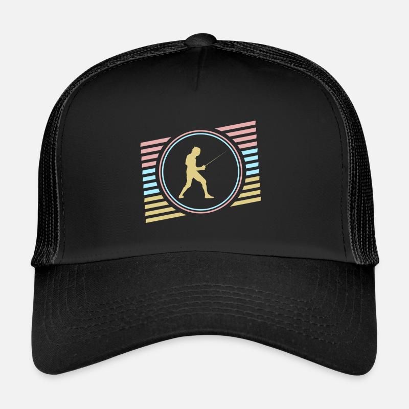 Fechten - Trucker Cap - Schwarz/Schwarz