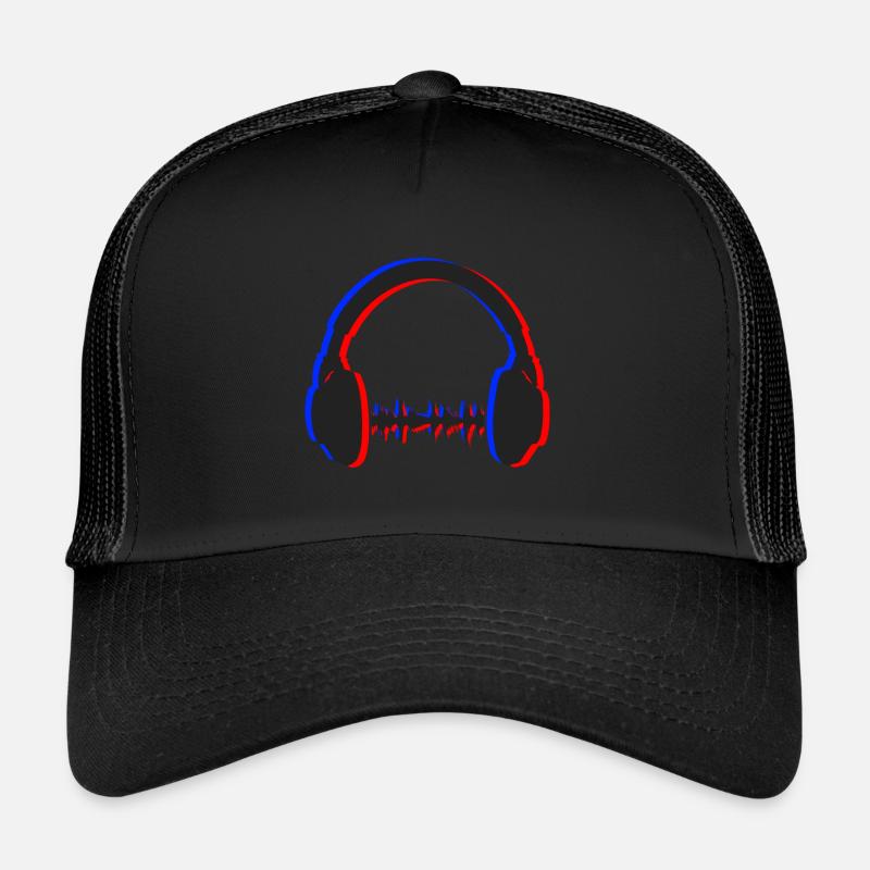 Casque d'écoute Techno Party Rave House Gift Casquette trucker 