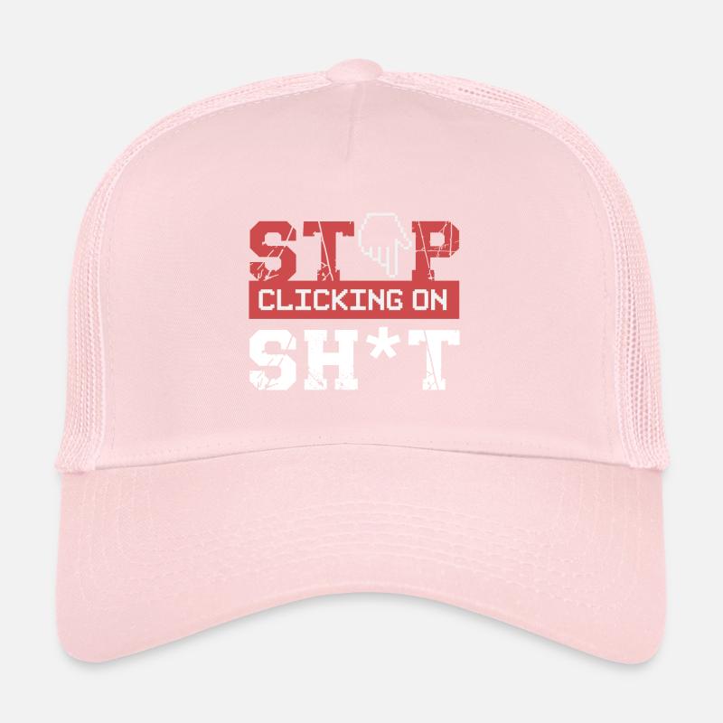 Cybersecurity Hacker Programming Gift Idea Trucker Cap