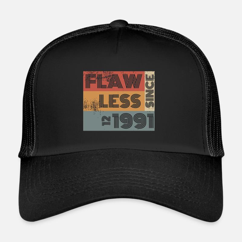 33. Geburtstag Flawless since 12/1991 Trucker Cap