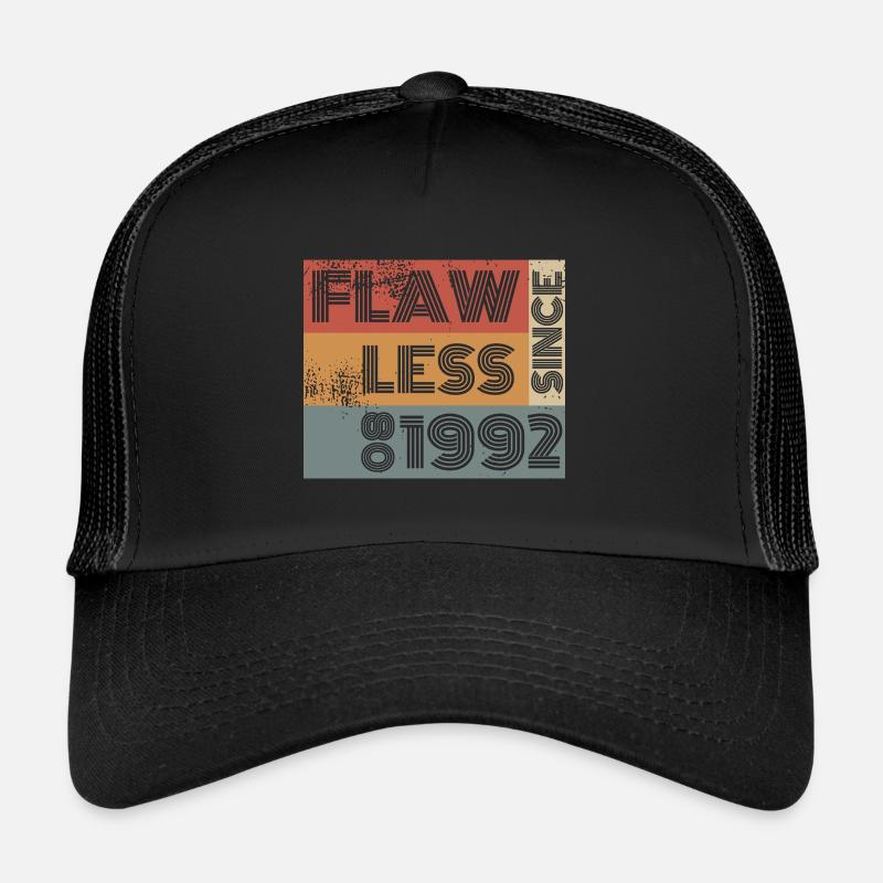 33. Geburtstag Flawless since 08/1992 Trucker Cap
