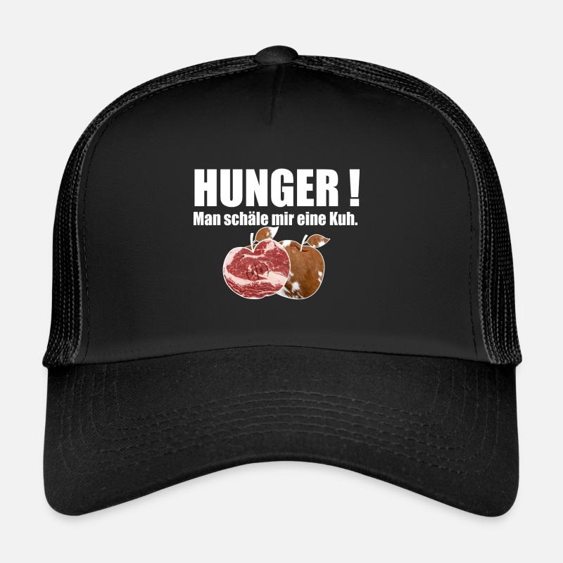 carnassier - Casquette trucker - noir/noir