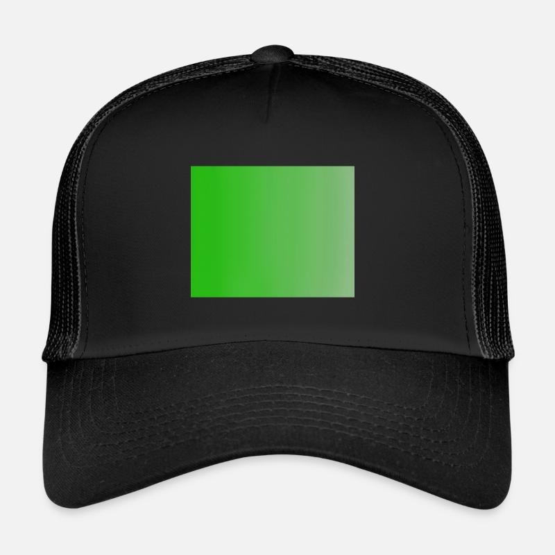 couleur - Casquette trucker - noir/noir