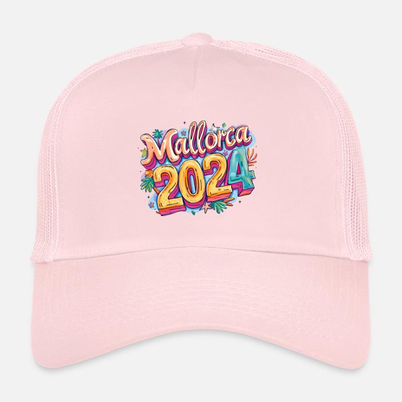 Vacances colorées à Majorque 2024 Casquette trucker 