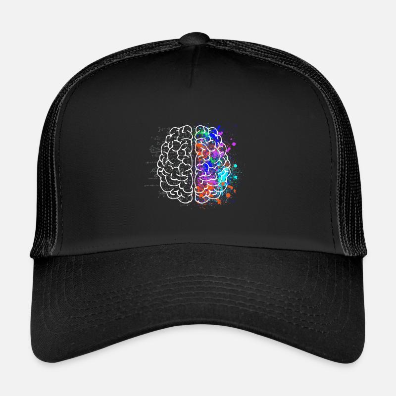 Kreative Intelligenz - Trucker Cap - Schwarz/Schwarz