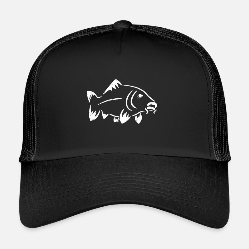 Logo poisson - carpe Casquette trucker 