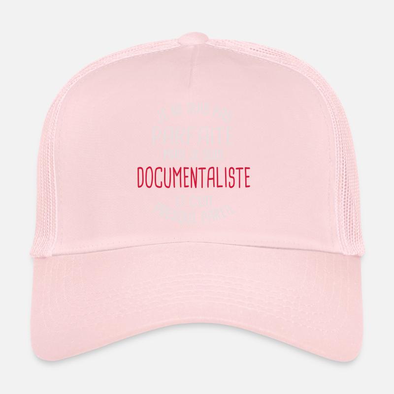 Pas parfaite mais documentaliste Casquette trucker 