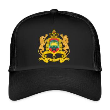 T-shirt emblem Maroc - Casquette trucker  - noir/noir - Devant