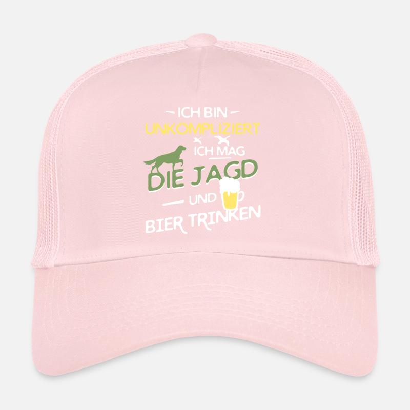 Hunting and drinking beer Trucker Cap
