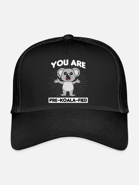 Koala Eucalyptus Australia - Trucker Cap - black/black