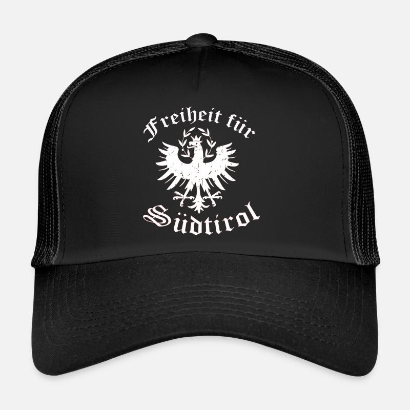 Südtirol - Trucker Cap - Schwarz/Schwarz