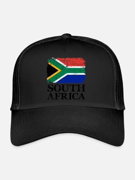 Afrique du Sud - Casquette trucker  - noir/noir - Devant