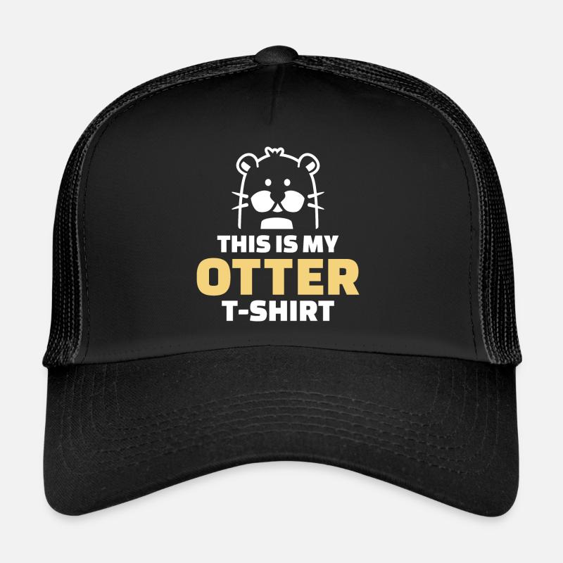 Otter - Trucker Cap - Schwarz/Schwarz