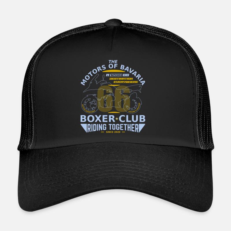 66 aventures - moteurs de Bavière Casquette trucker 