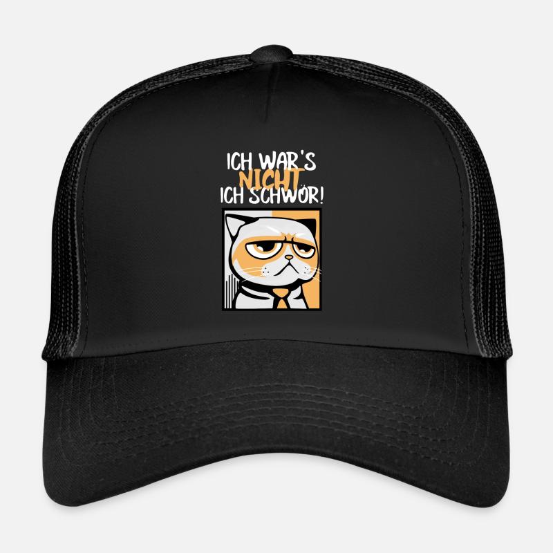 Freche Katze - Ich wars nicht ich schwör Trucker Cap