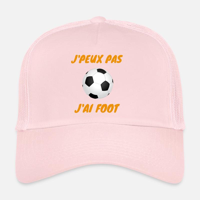 j peux pas j ai foot Casquette trucker 