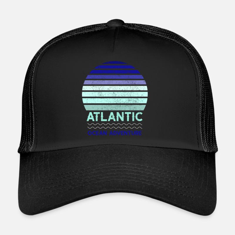 ATLANTIC - Ocean Adventure Sunset Blue, Light blue Trucker Cap