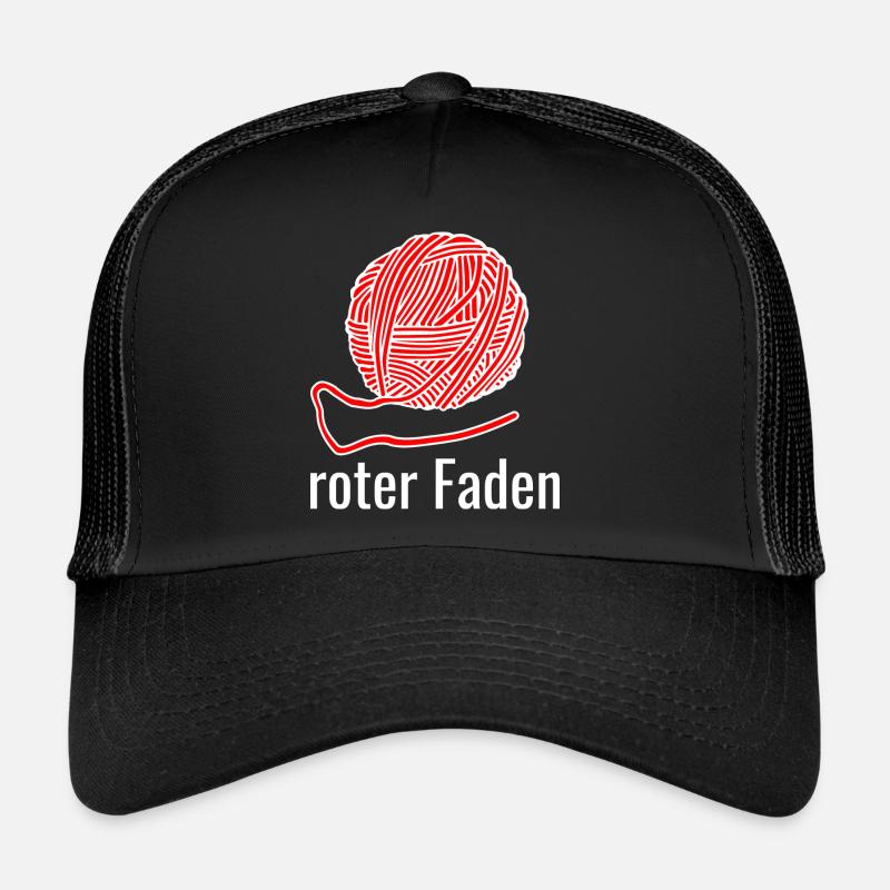 Roter Faden Trucker Cap