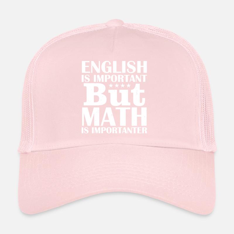 Mathématiques anglaises Casquette trucker 