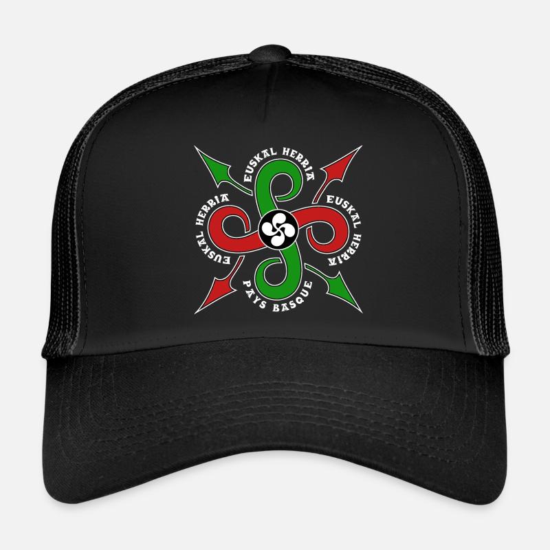Lauburu Croix Basque Casquette trucker 