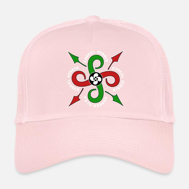 Lauburu Basque Cross Trucker Cap