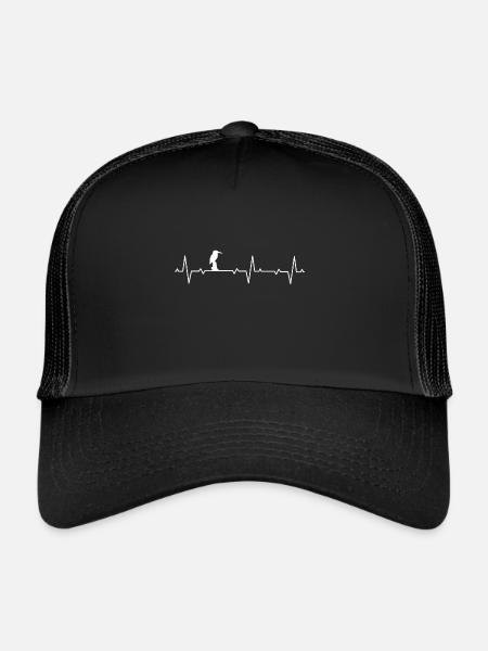 Oiseaux de glace Oiseaux de la faune - Casquette trucker  - noir/noir - Devant